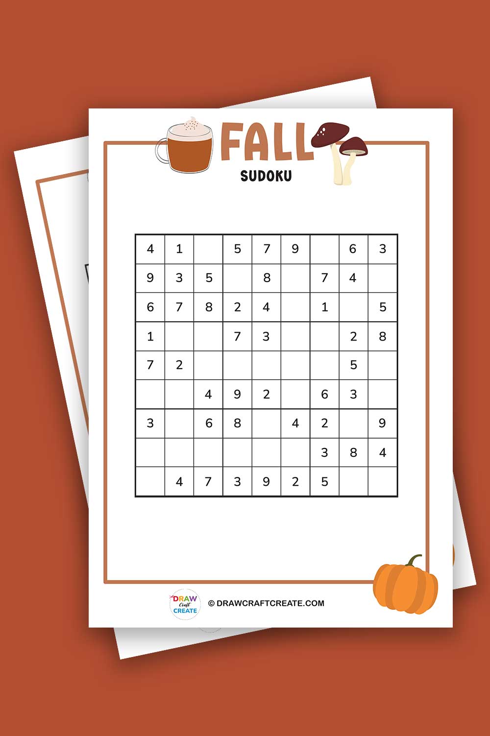 Free Printable Fall Sudoku