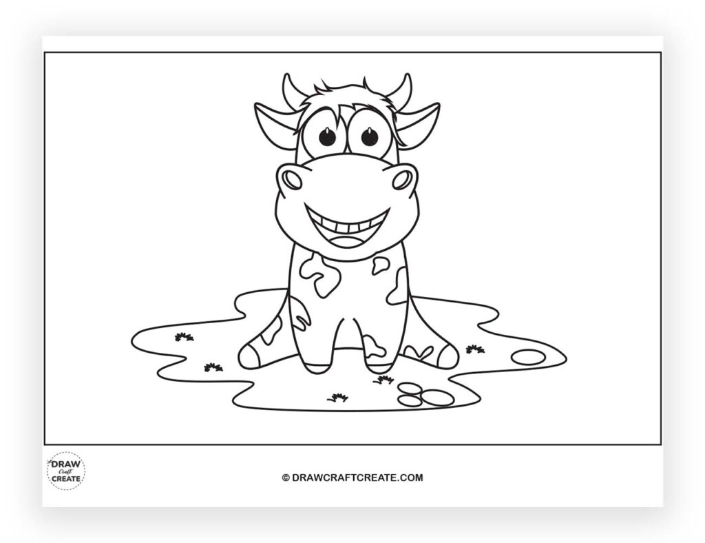 cow coloring pages