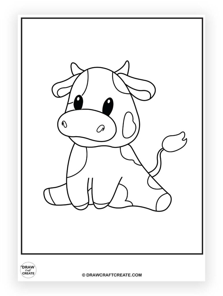 cow coloring pages