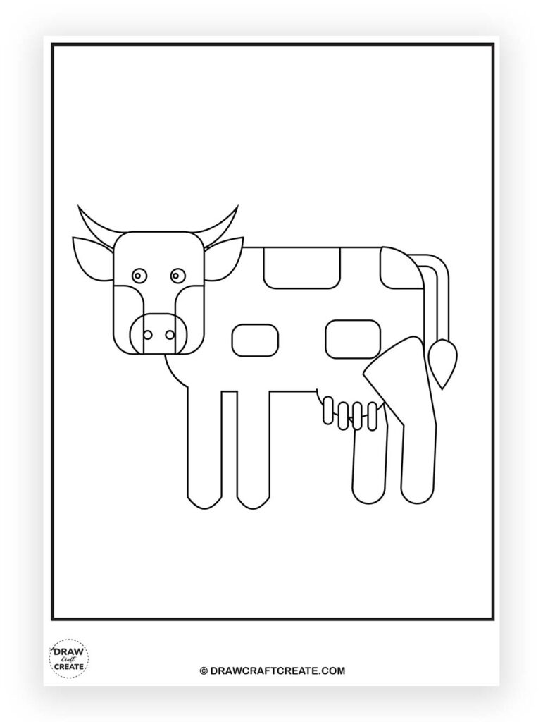 cow coloring pages