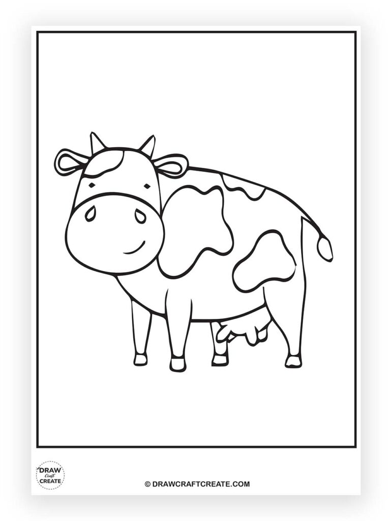 cow coloring pages