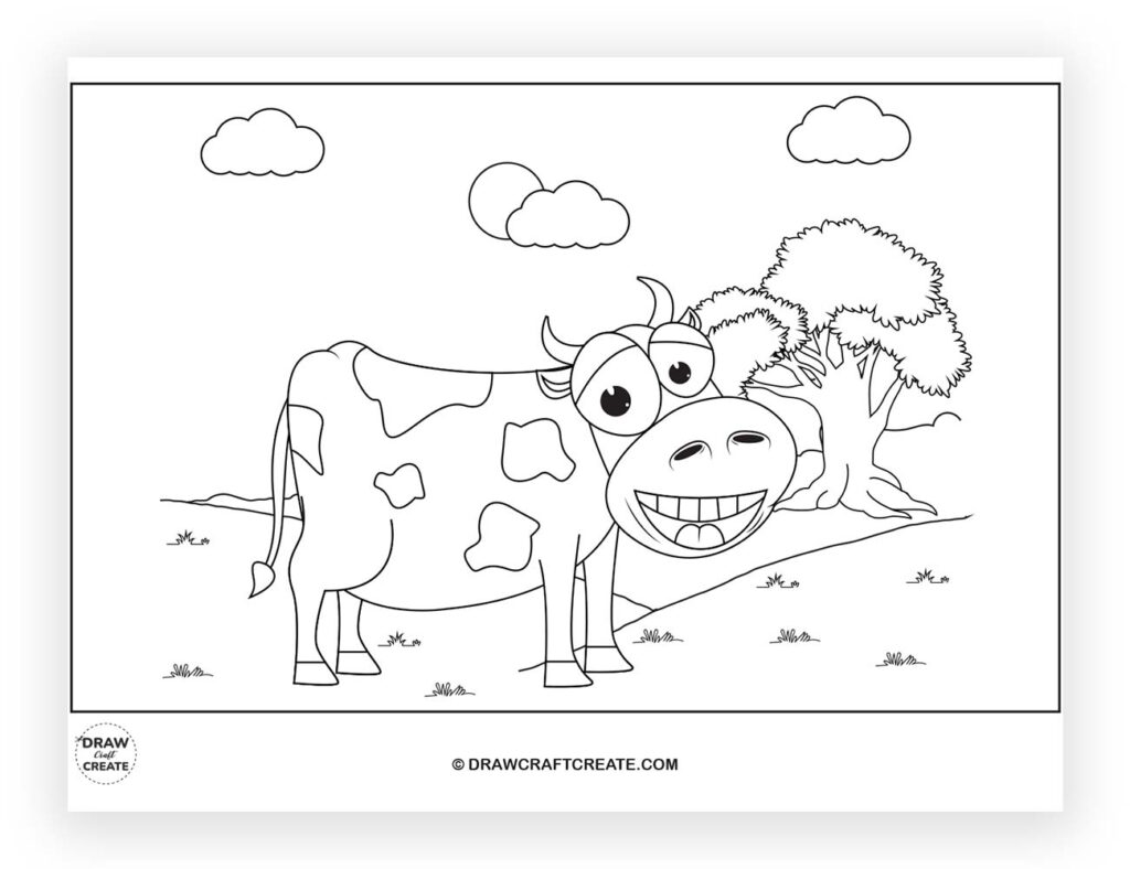 cow coloring pages