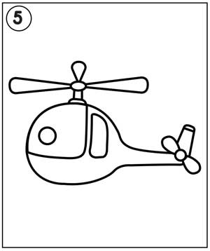 Draw helicopter