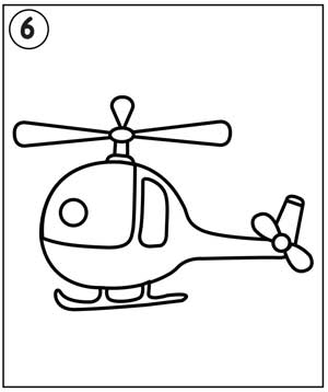 Draw helicopter