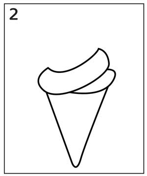 how to draw ice cream