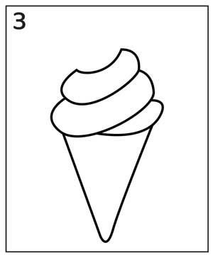 how to draw ice cream