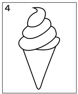 how to draw ice cream