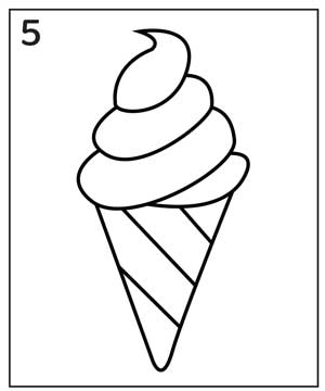 how to draw ice cream