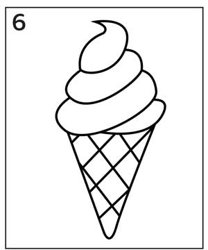 how to draw ice cream