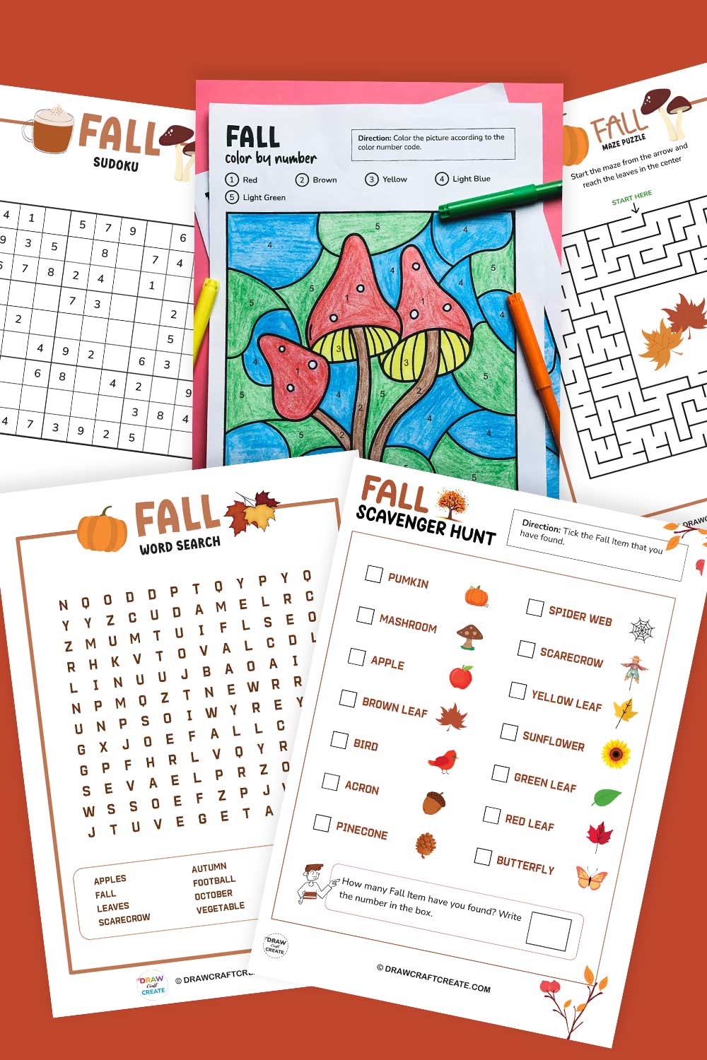 Free Printable Fall Activities