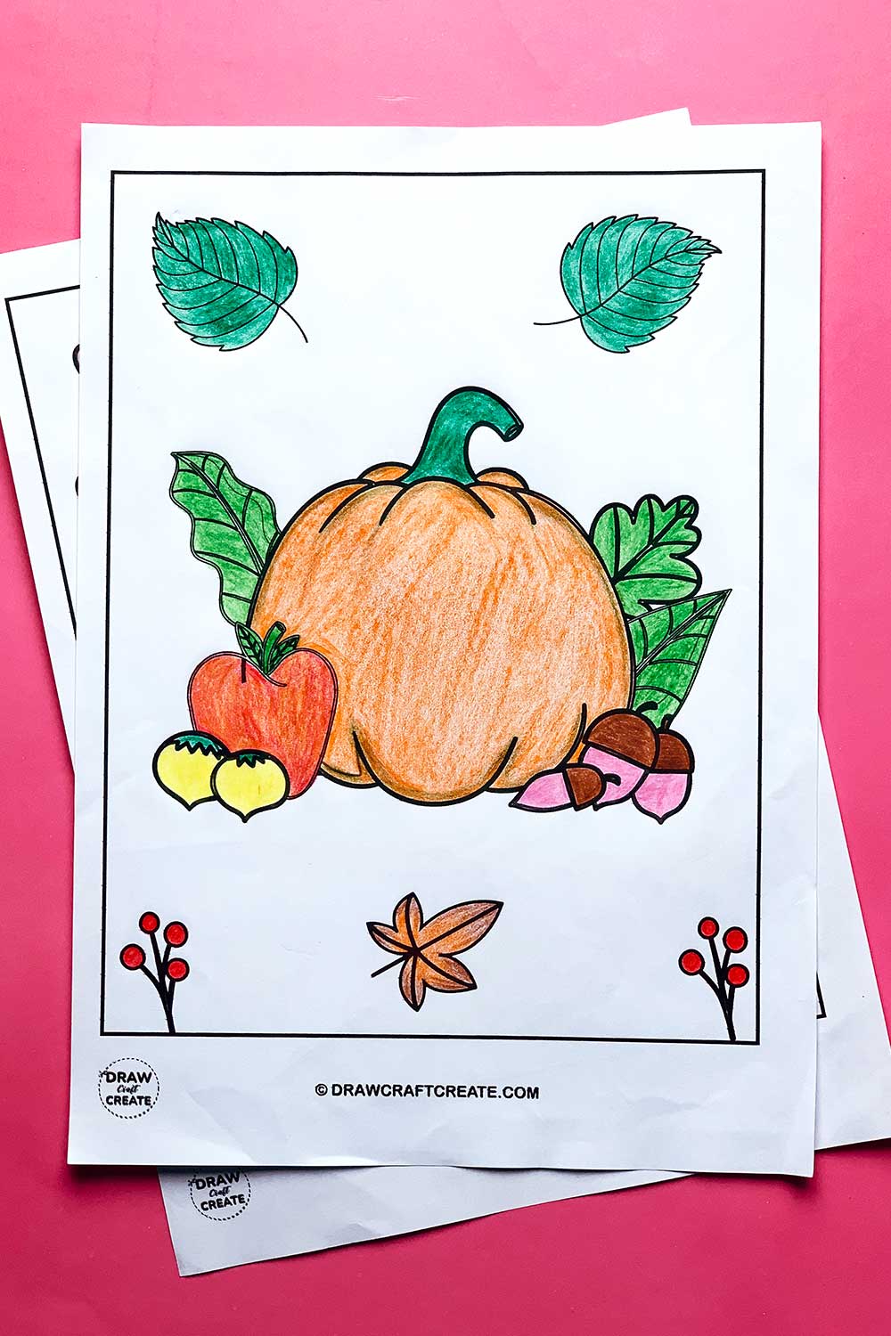 free printable fall coloring pages