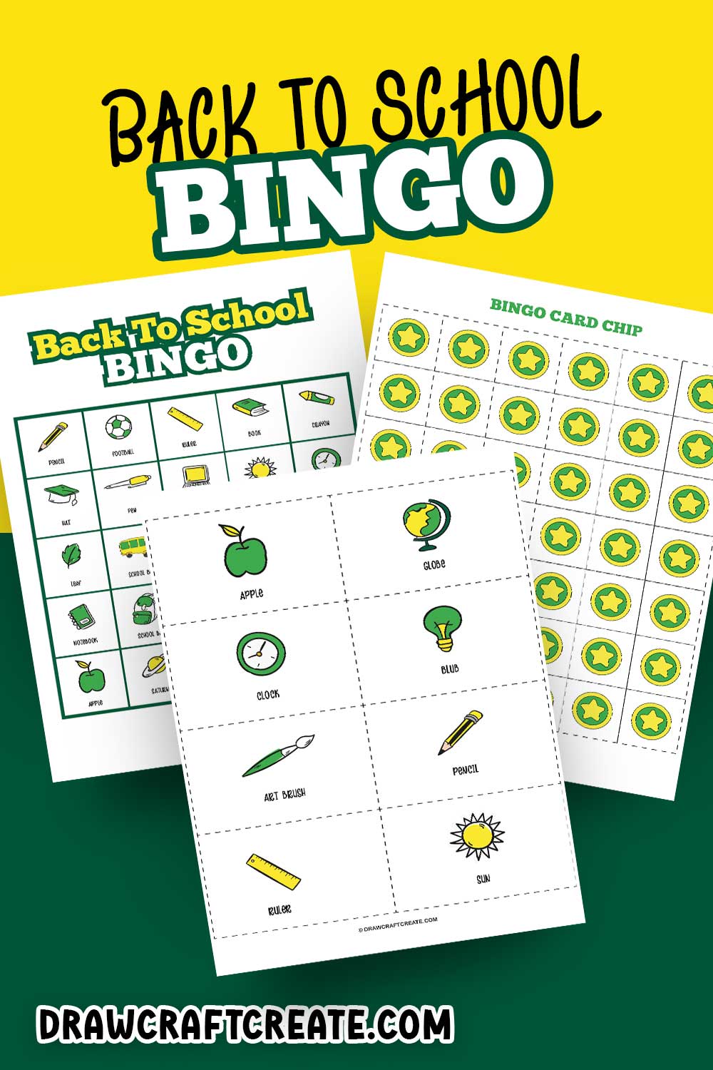 Free Printable Back To School Bingo