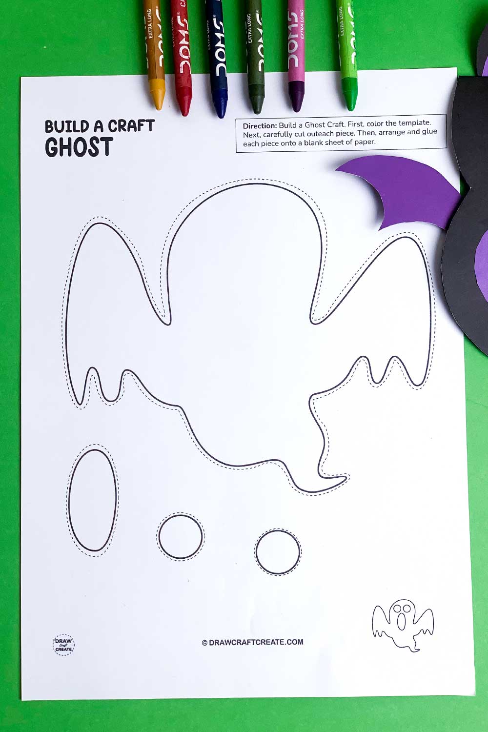 Free Printable Build A Ghost Craft