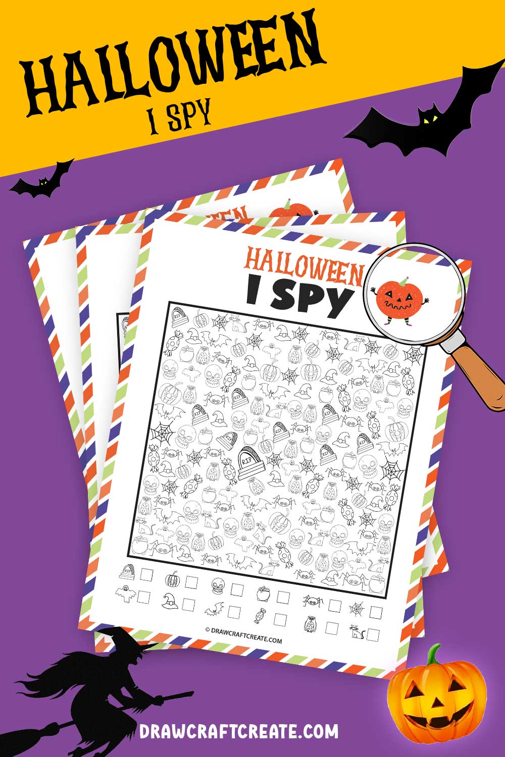 Free Printable Halloween I Spy