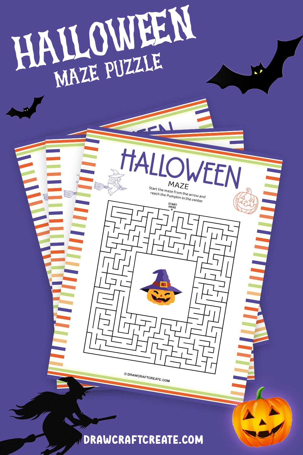 Free Printable Halloween Maze