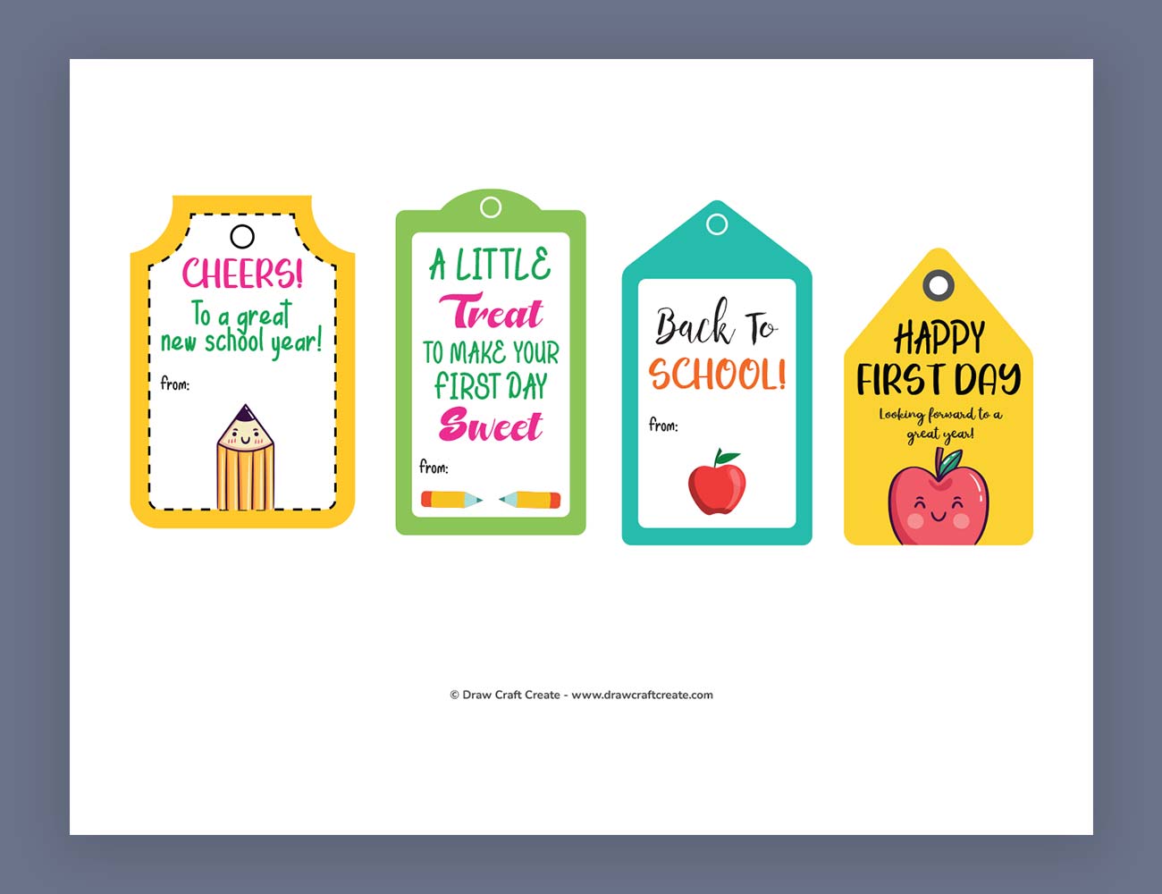 printable back to school gift tag