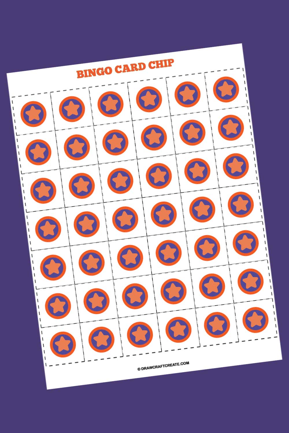 Free Printable Halloween Bingo Chip