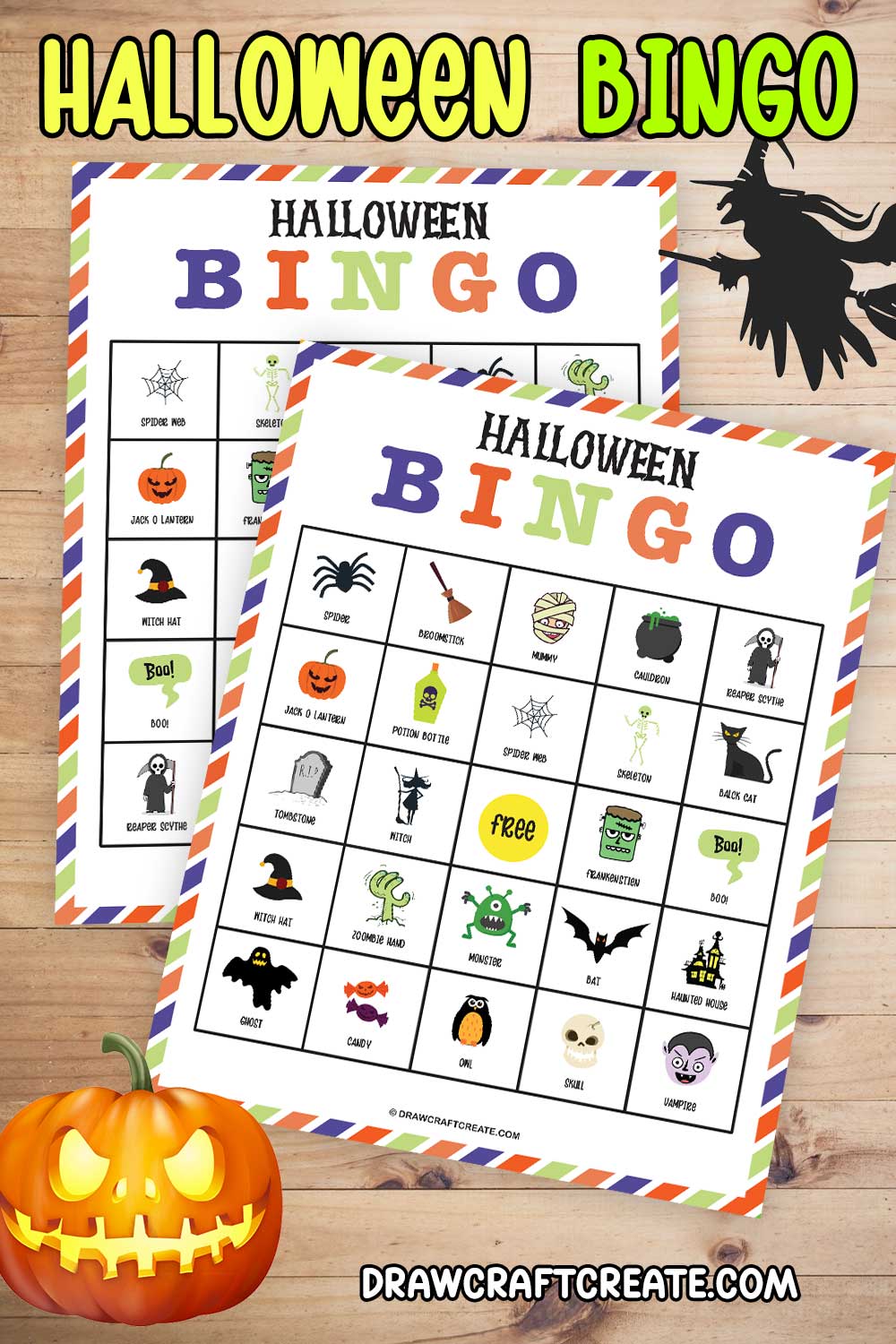 Free Printable Halloween Bingo