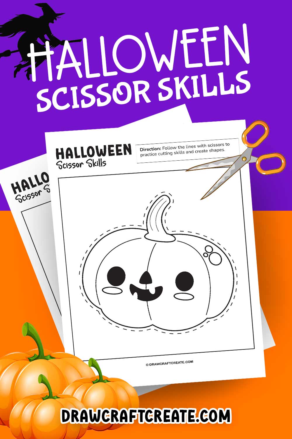 Free Printable Halloween Scissor Skills