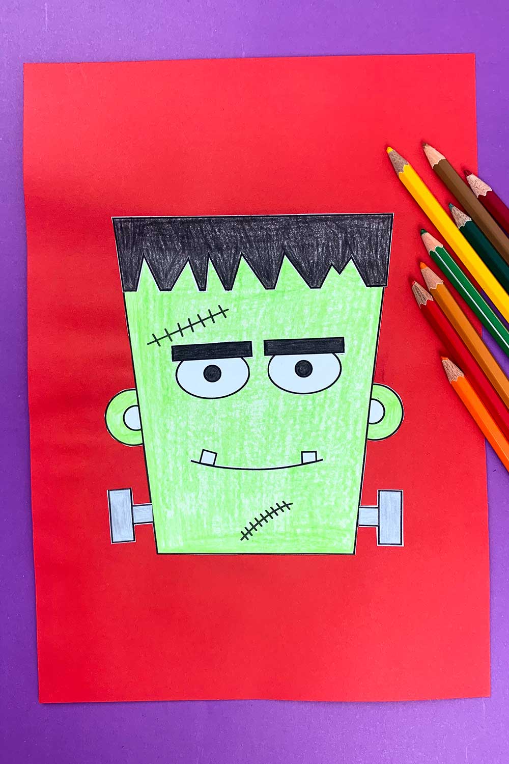 Printable Build A Frankenstein Craft