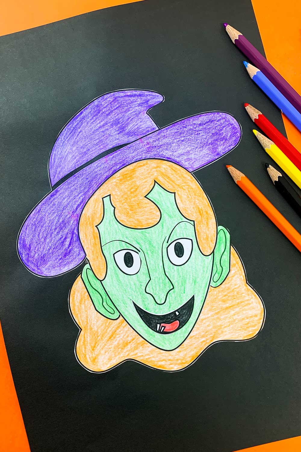 Printable Build A Halloween Witch Craft