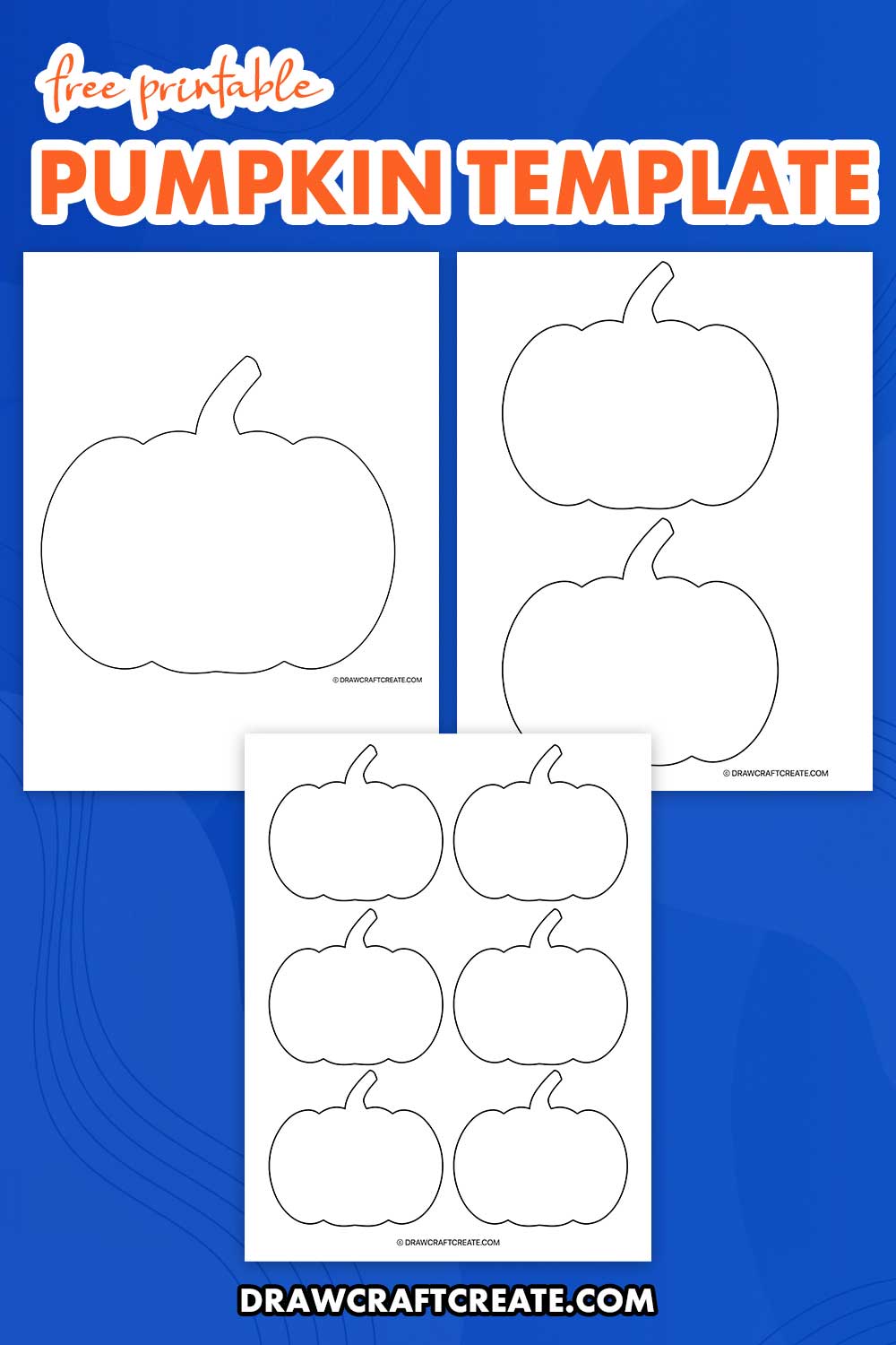 free printable pumpkin template