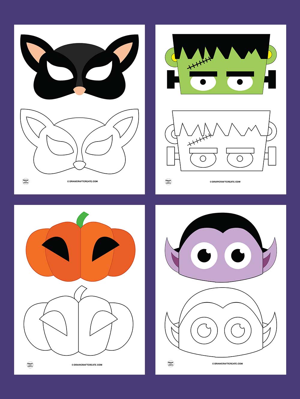 printable halloween mask