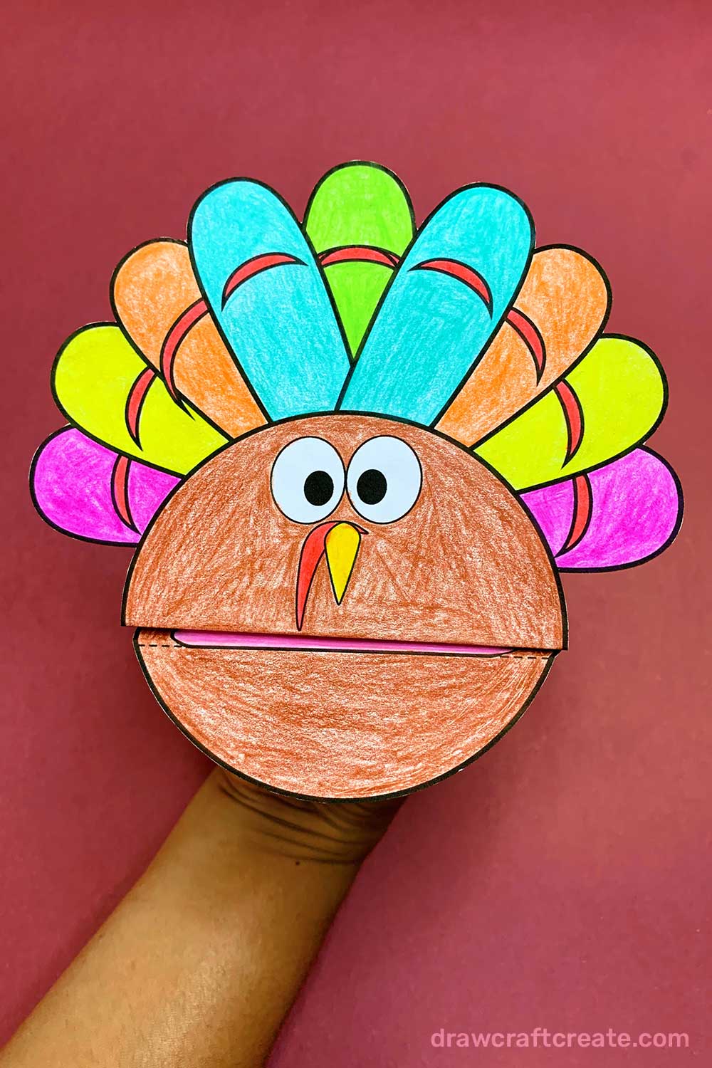 Free Printable Thanksgiving Turkey Puppet