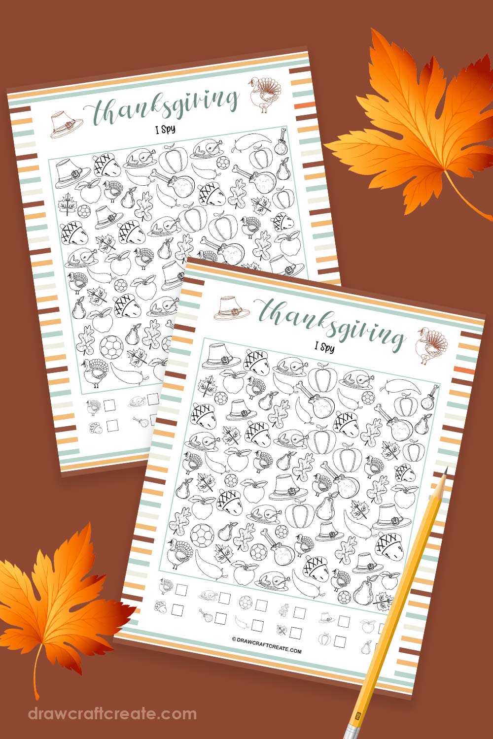 Free Printable Thanksgiving I Spy