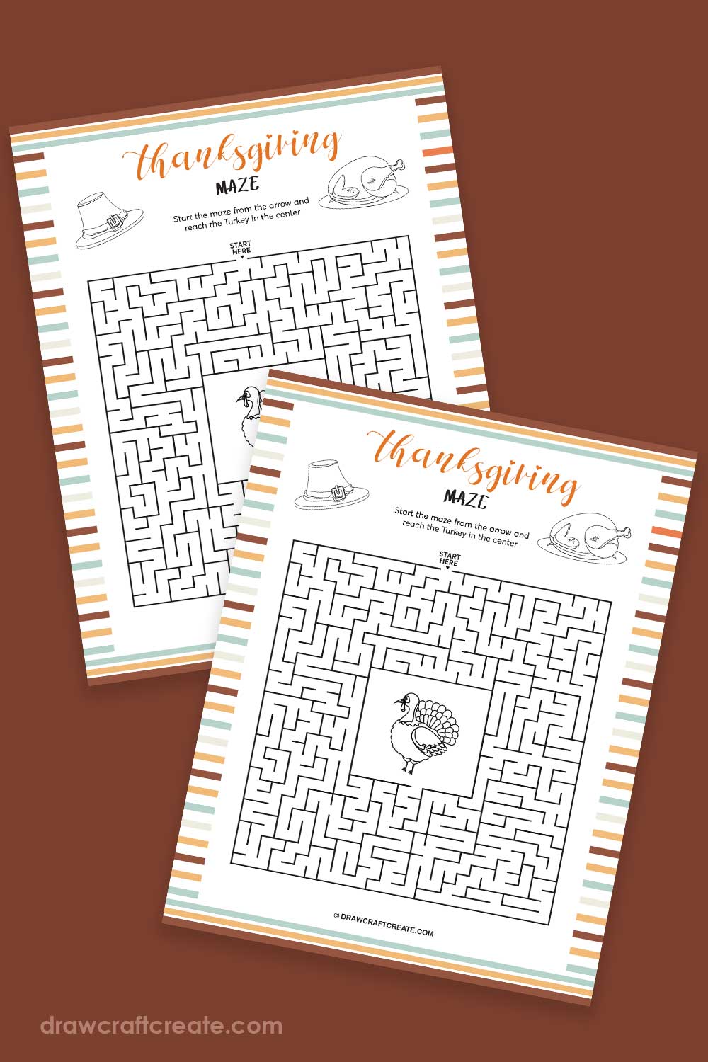 Free Printable Thanksgiving Maze