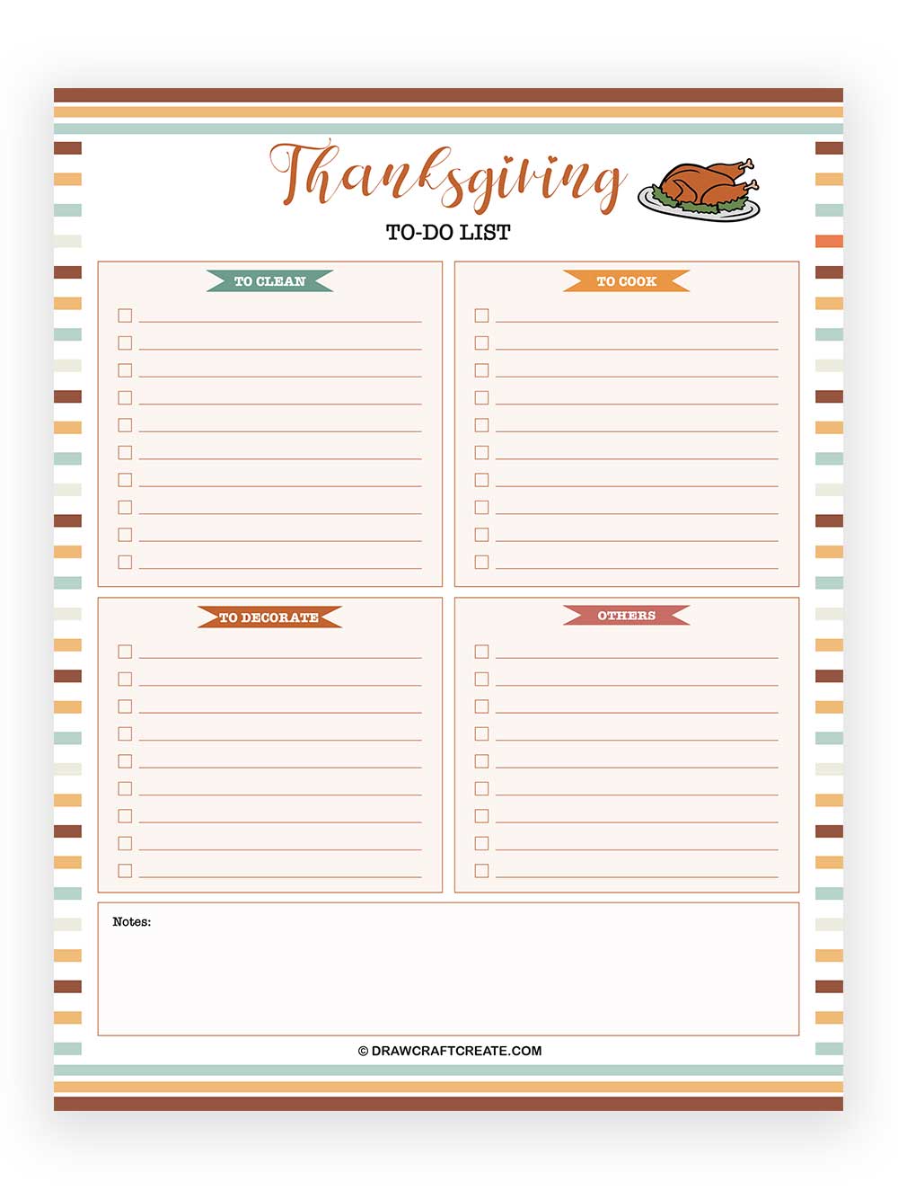 thanksgiving to do list