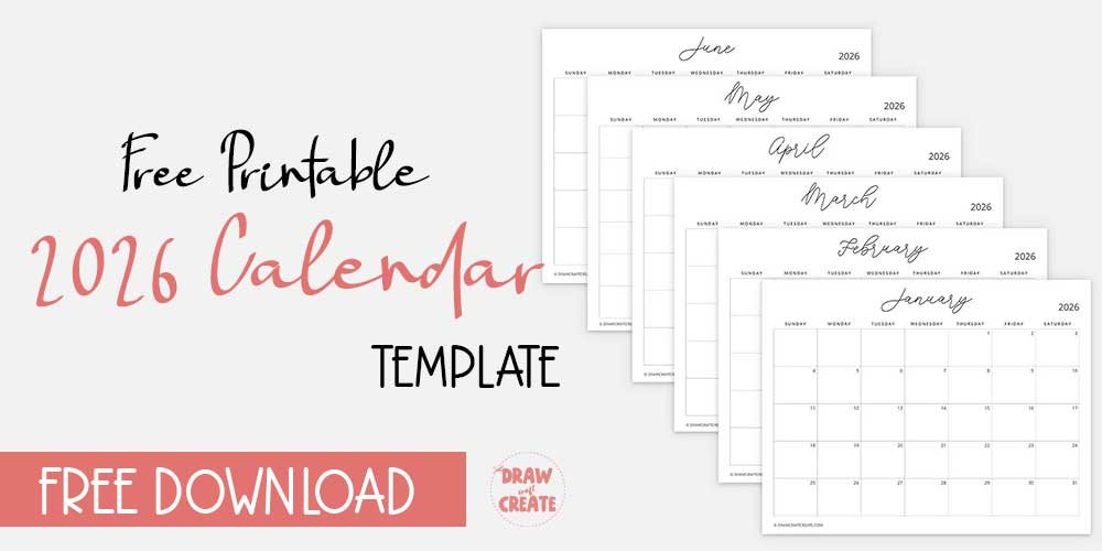 2026 calendar printable