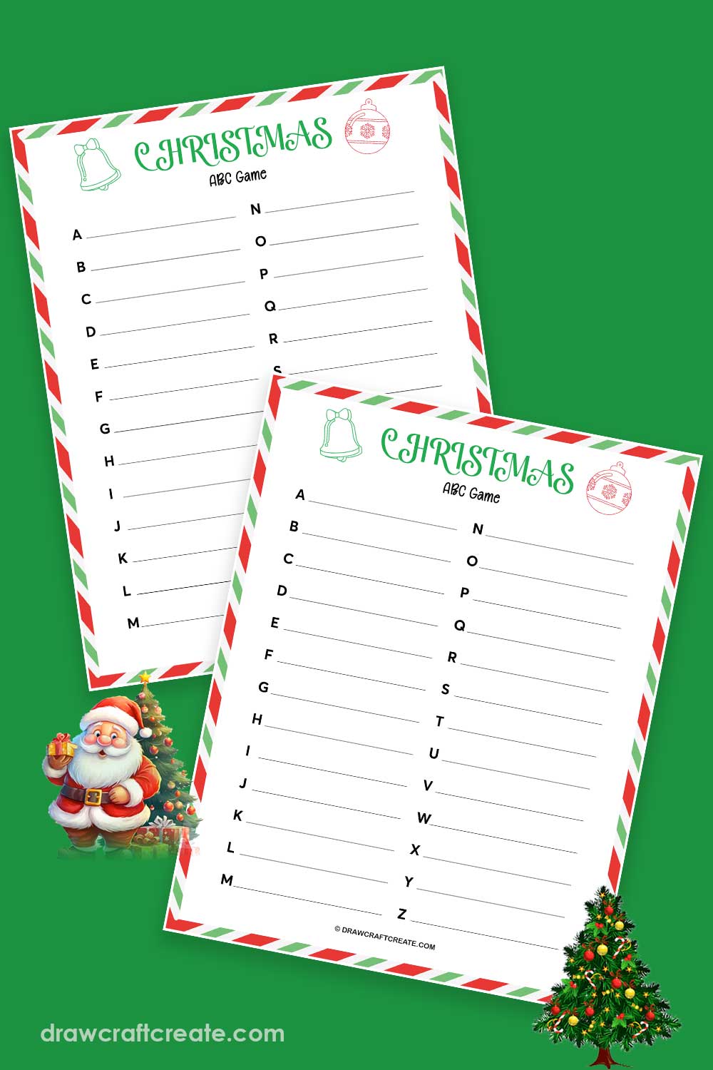 Free Printable Christmas ABC Game