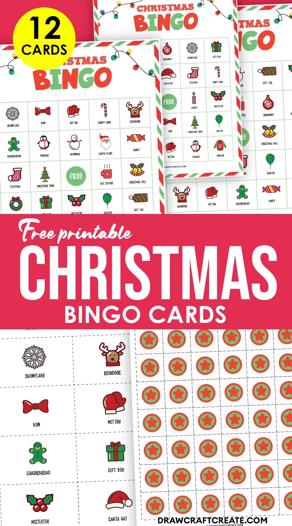 Free Printable Christmas Bingo Cards