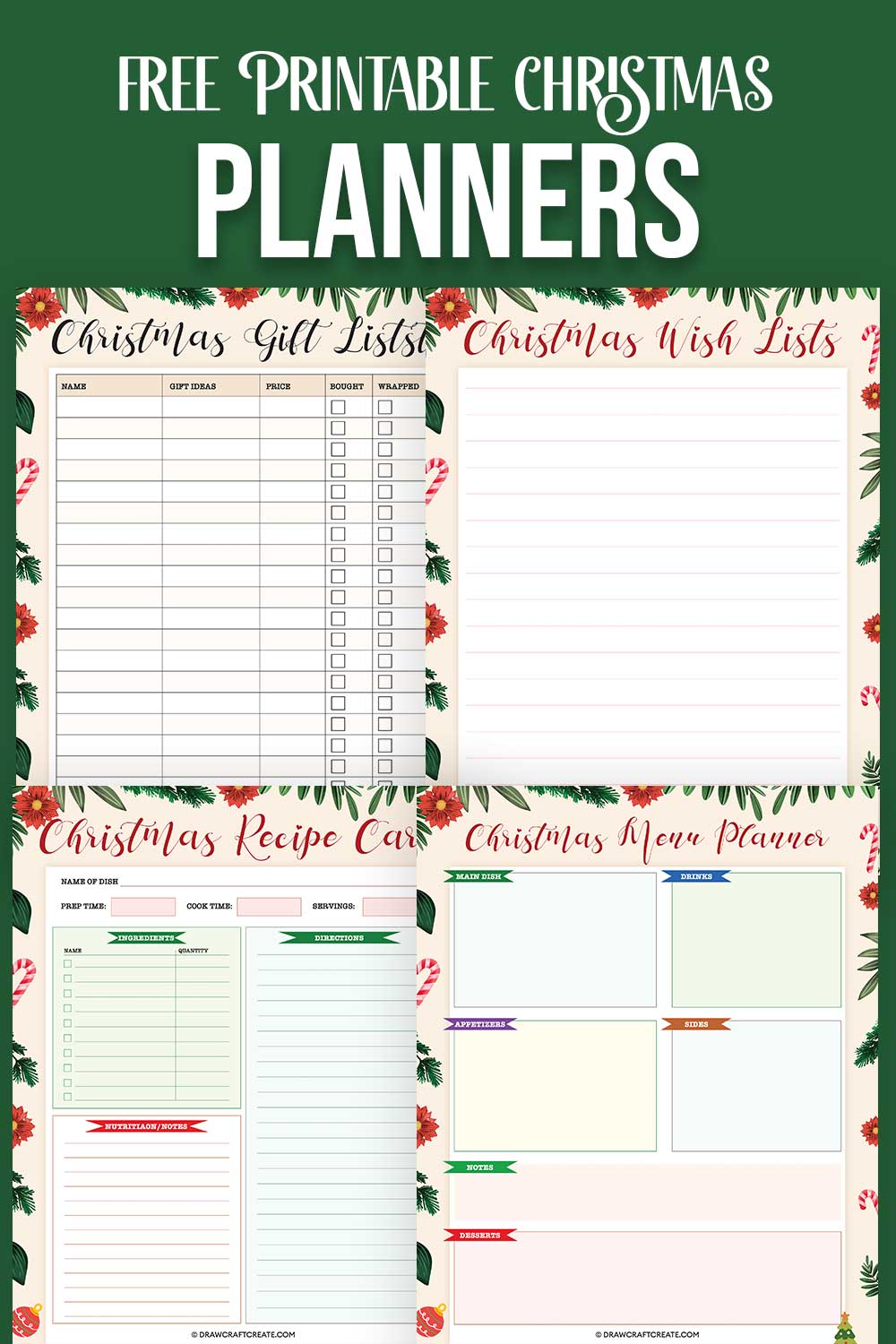 Free Printable Christmas Planner