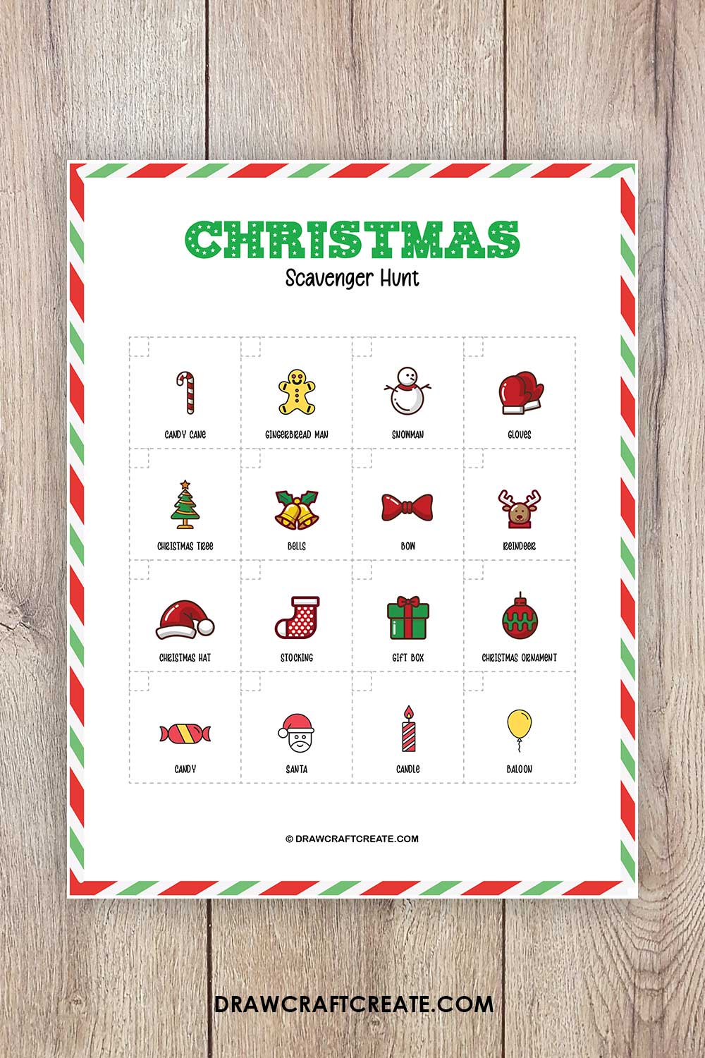 Free Printable Christmas Scavenger Hunt