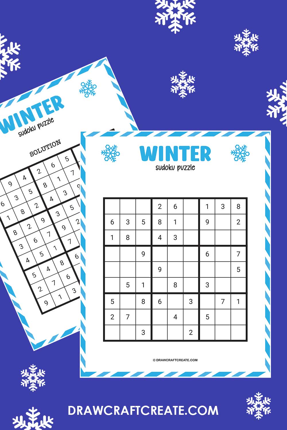 Free Printable Winter Sudoku