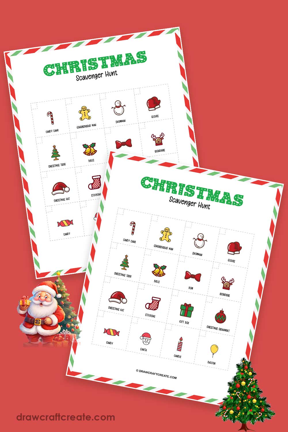 Printable Christmas Scavenger Hunt