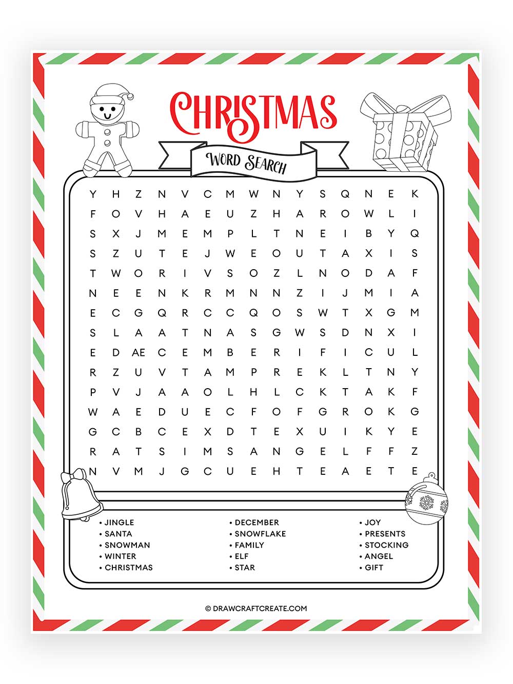 Printable Christmas Word Search