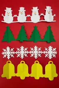 10 Free Christmas Paper Chains - Christmas Paper Chains Printable 200x300