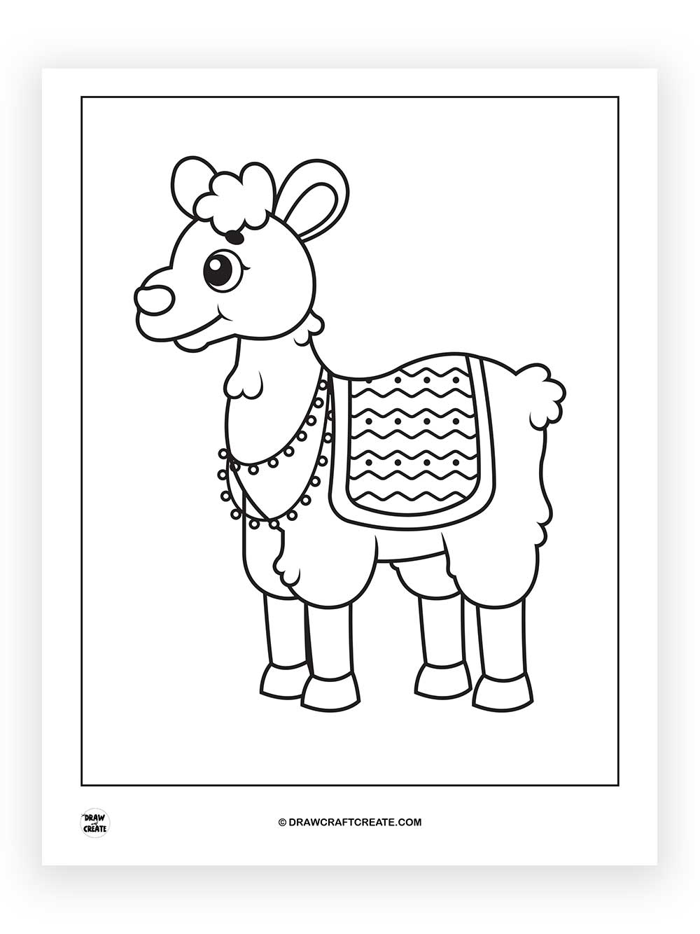 winter sheep coloring pages