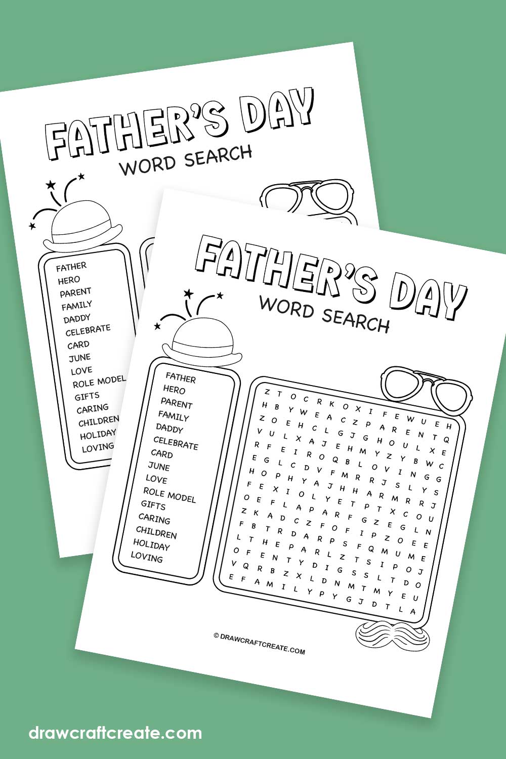 Fathers Day Word Search Printable