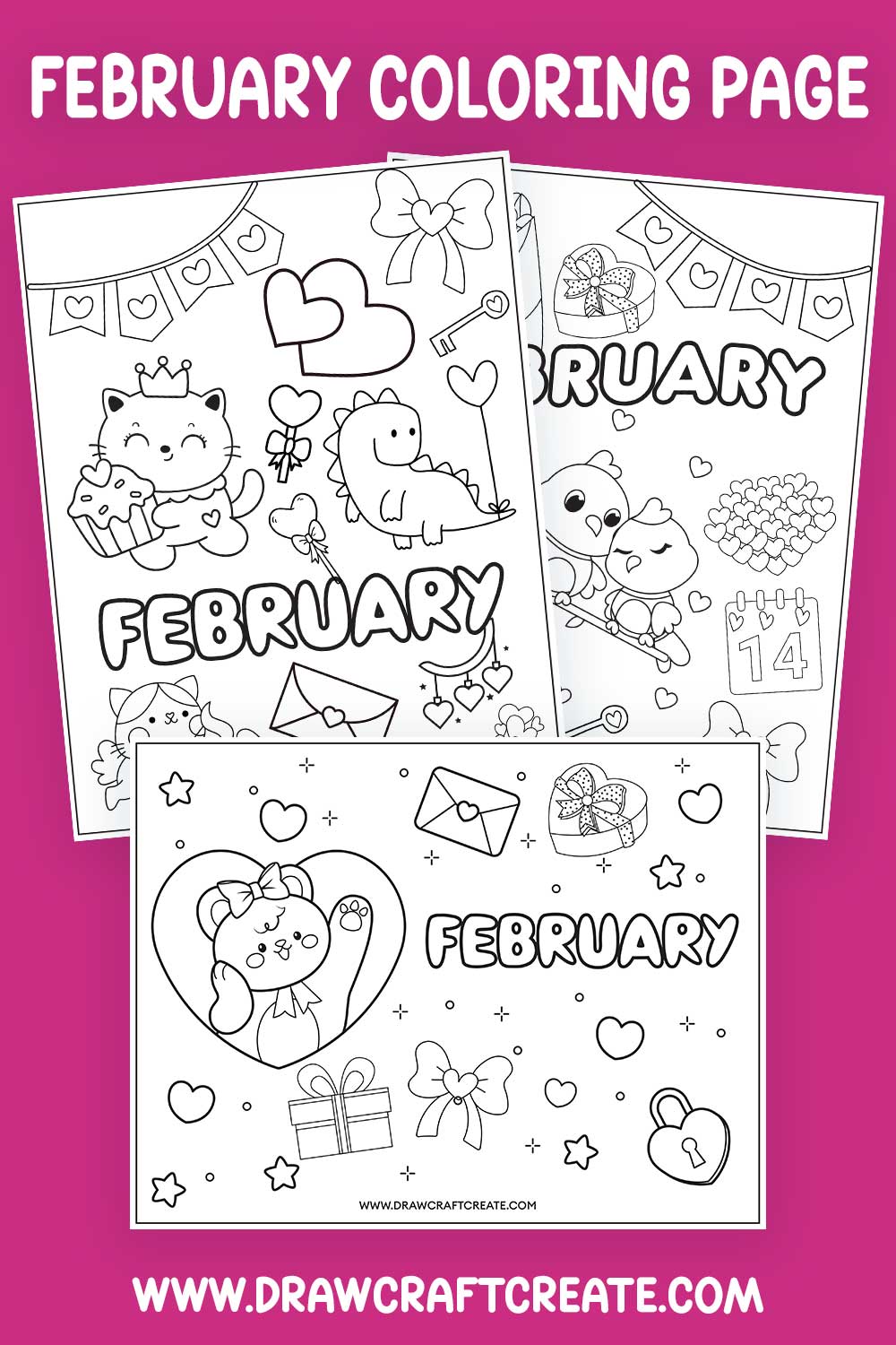 February Coloring Pages Free Printable