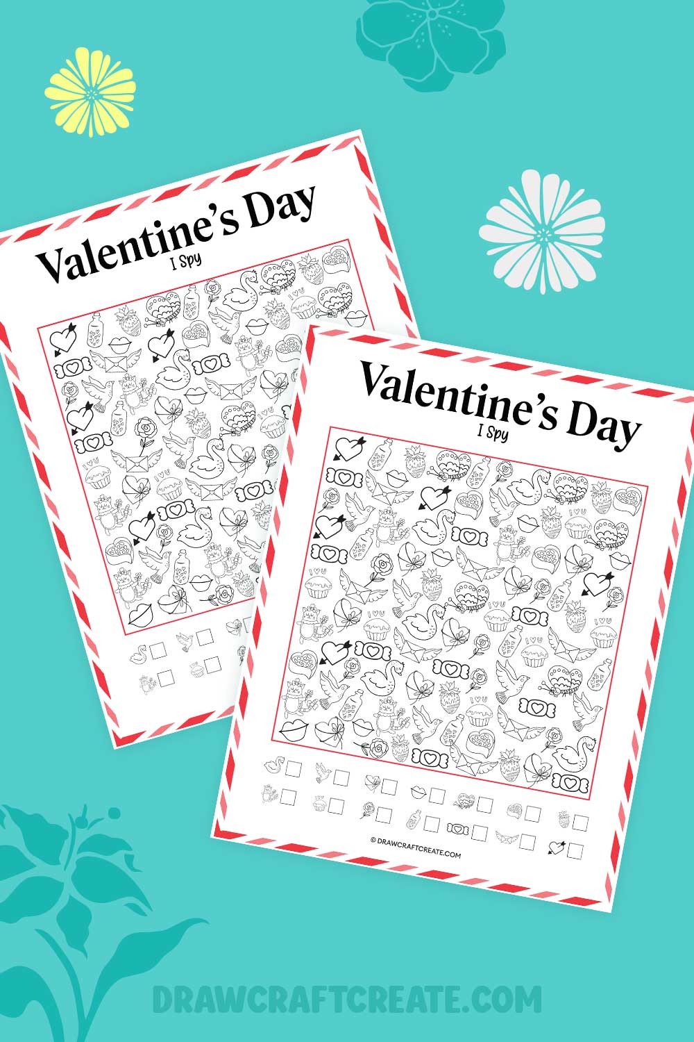 Free Printable Valentine's Day I Spy