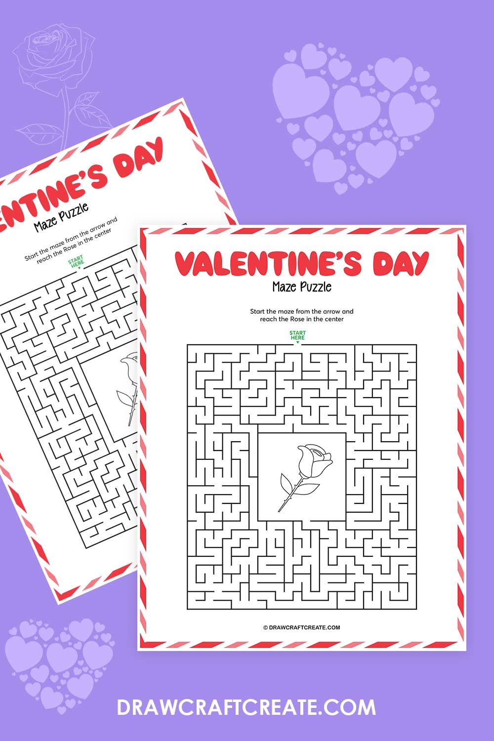 Free Printable Valentines Day Maze