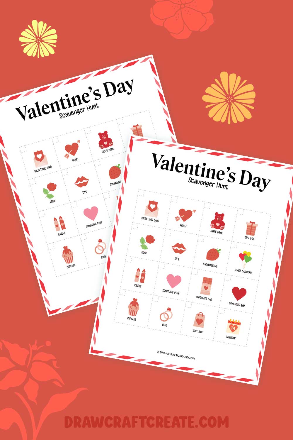 Free Printable Valentine's Day Scavenger Hunt