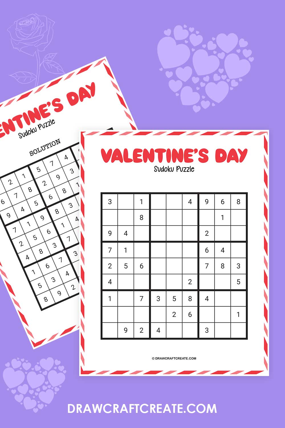 Free Printable Valentines Day Sudoku