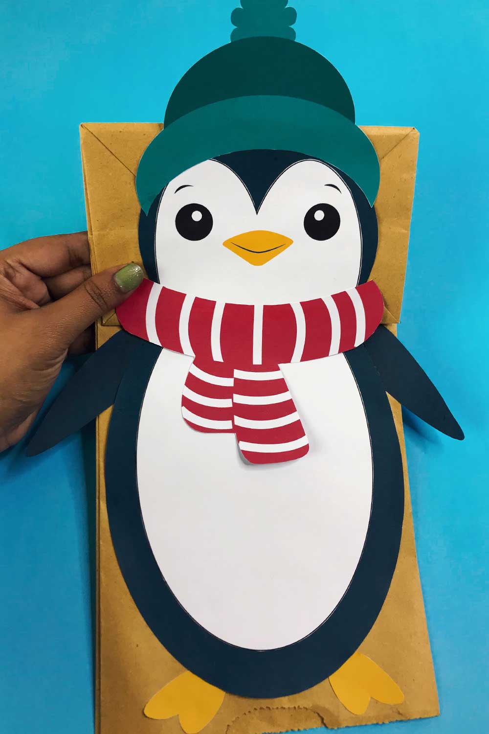 Paper Bag Penguin Craft