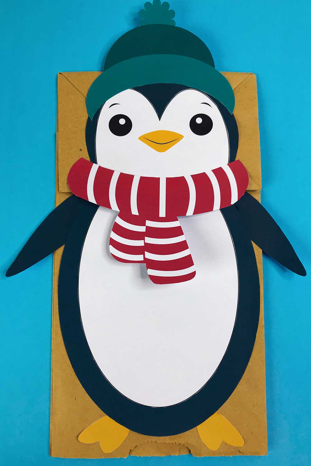 Paper Bag Penguin Craft