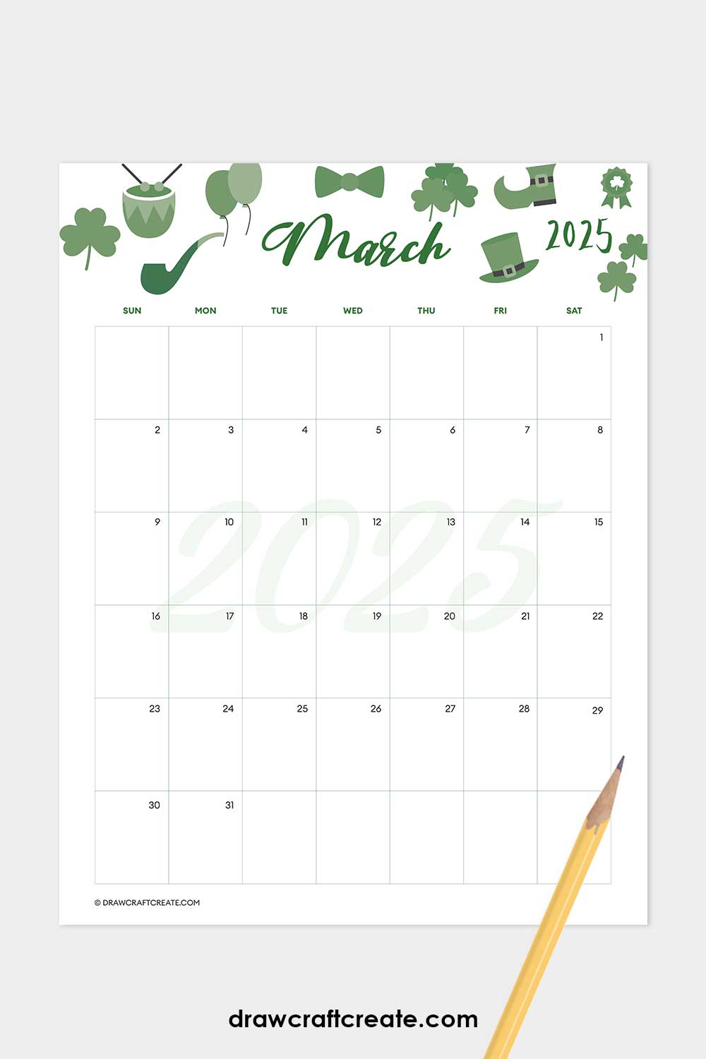 march 2025 calendar